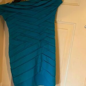 Blue Soandex Dress